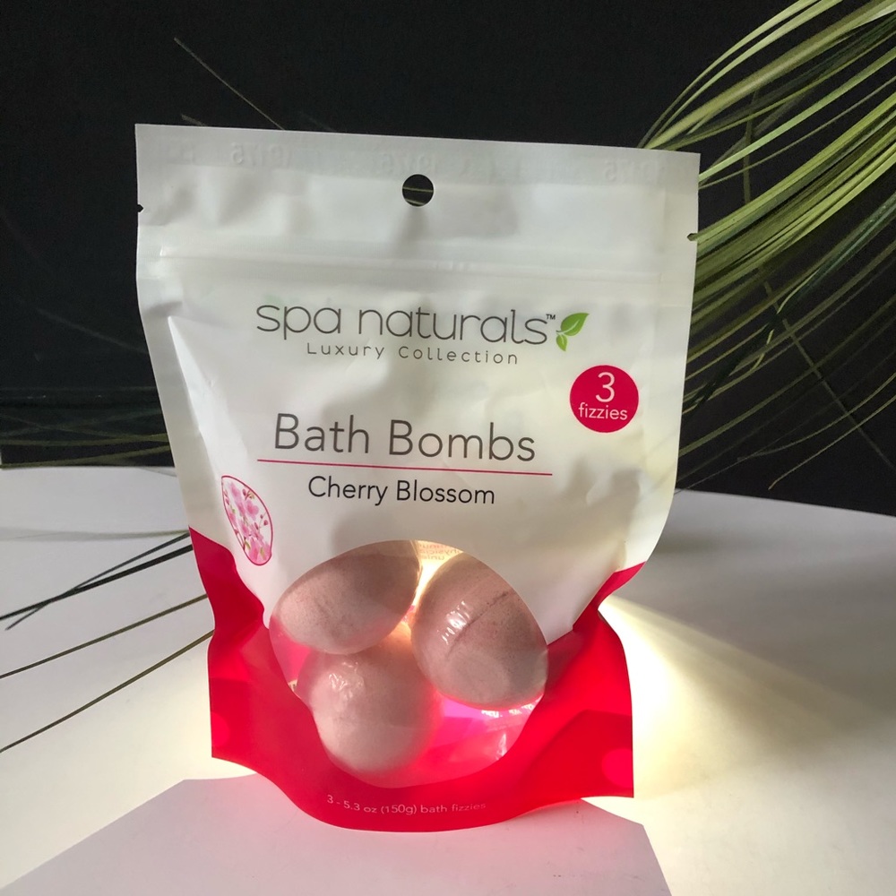 Spa Naturals Luxury Collection Cherry Bath Bombs